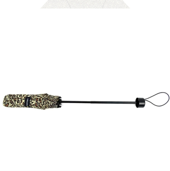 NWT Compact leopard pattern Travel Umbrella - Picture 6 of 10